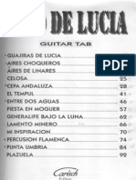 Paco de Lucia Partituras