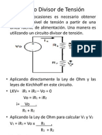 Circuito Divisor de Tensión y Corriente