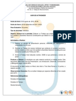 Guia de ActividadesTrabajo de Reconocimiento ConstituciónPolítica