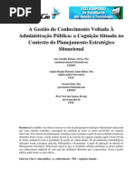 A Cognição Situada no Contexto do Planejamento Estrattegico Situacional