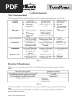 Transformers Troubleshooting Guide