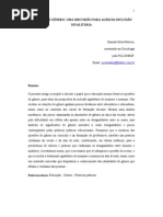 Educacao e Genero