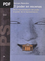 Georges Balandier. El Poder en Escenas.