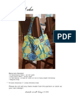 Diana Hobo Bag Plus Printable Patterns