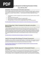 Download Innovation Product Management and Marketing Presentation Portfolio - Jose A Briones PhD by Jose A Briones SN132161036 doc pdf