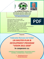 F.R.F. Master-Plan - Development - Program For 2012-2030