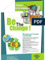 06245 E-Waste Poster Be the Change Lowres