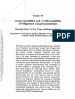 Enhancing Stability and Oral Bioavailability of Polyphenols Using Nanoemulsions