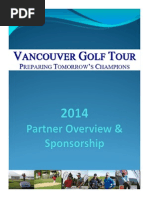Download Vancouver Golf Tour Partner Overview Package by VGT - Vancouver Golf Tour SN132181273 doc pdf