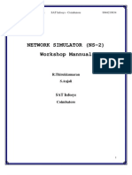Network Simulator (Ns-2) Workshop Mannual: SAT Infosys