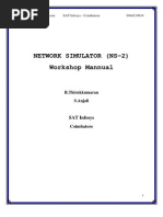 Network Simulator (Ns-2) Workshop Mannual: SAT Infosys