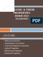 Ceramic & Their Properties BMFB 3323