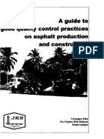 A Guide for Quality Control for Asphalt