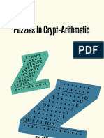 150 Puzzles in Crypt-Arithmetic by Maxey Brooke