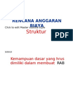 Rencana Anggaran Biaya: Struktur