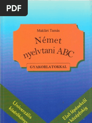 Nemet Nyelvtani Abc