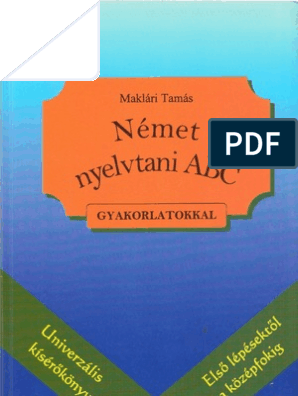 Német nyelvkönyv 1