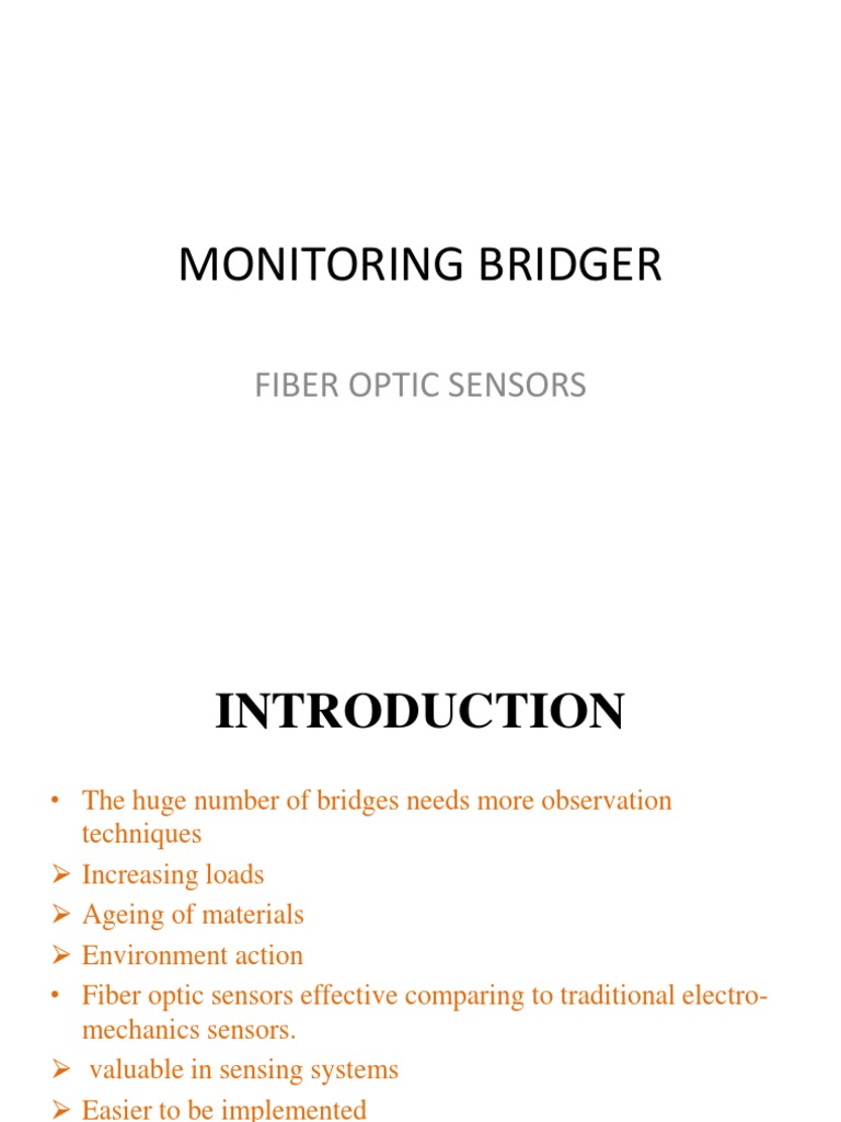Monitoring Bridger Fiber Optic Sensors PDF