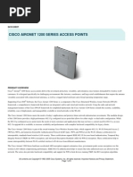 Cisco Aironet1200 Datasheet