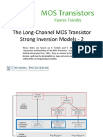 Lecture - Slides - The Long-Channel MOS Transistor - Strong-Inversion Models - 2