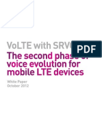 Volte With SRVCC:: White Paper October 2012