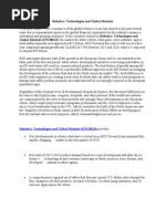 Robotics Technologies and Global Markets