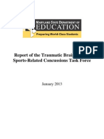 01-22-2013 MD ST Dept of Ed ConcussionTaskForceReport