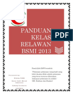 Panduan Kelas Relawan Bsmi