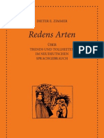 Zimmer, Dieter E. - Redens Arten