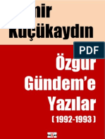 Özgür Gündem'e Yazılar (1992-93) 