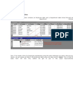 Using Multiple Tables