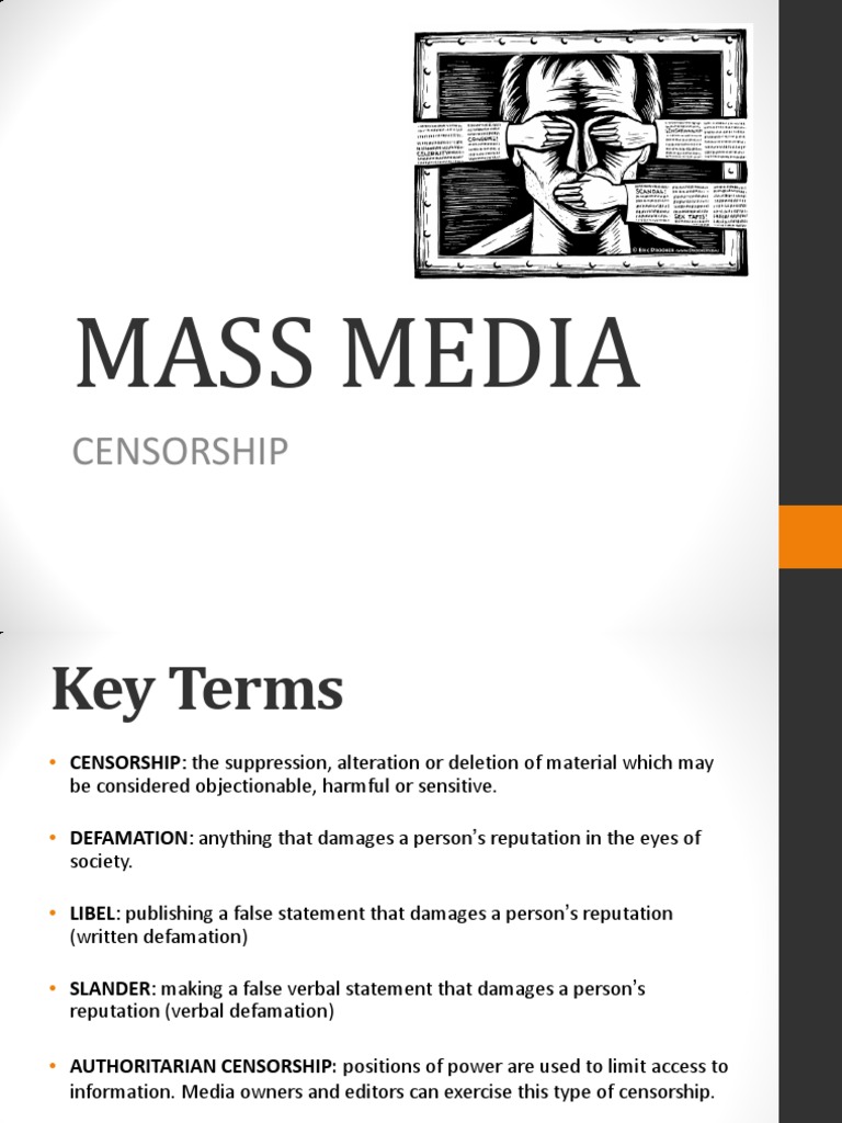 censorship in mass media essay