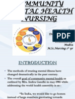 Community Mental Health Nursing