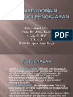 Domain-Domain Teknologi Pengajaran