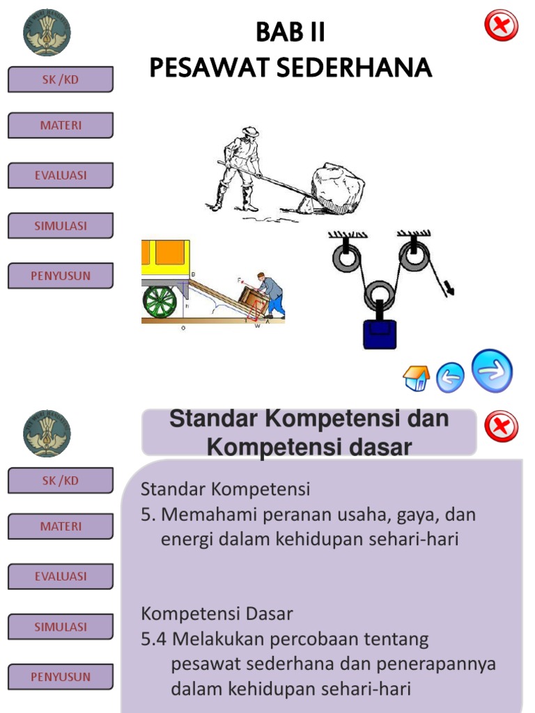 Contoh Soal Penerapan Pesawat Sederhana Dalam Kehidupan 