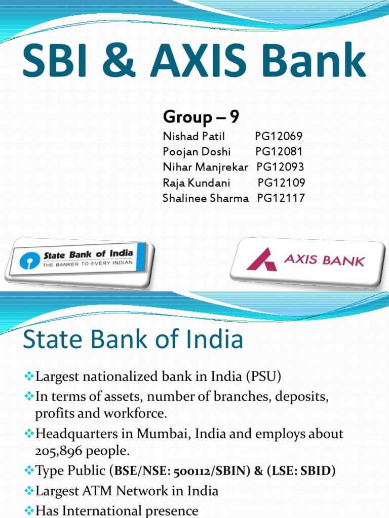 Axis Vs SBI (financial Analysis) Equity (Finance) Business