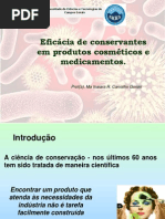Aula 08 Eficacia de Conservantes