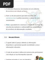 Cap 11 - Risco e Retorno