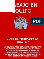 Trabajo en Equipo Para Curso