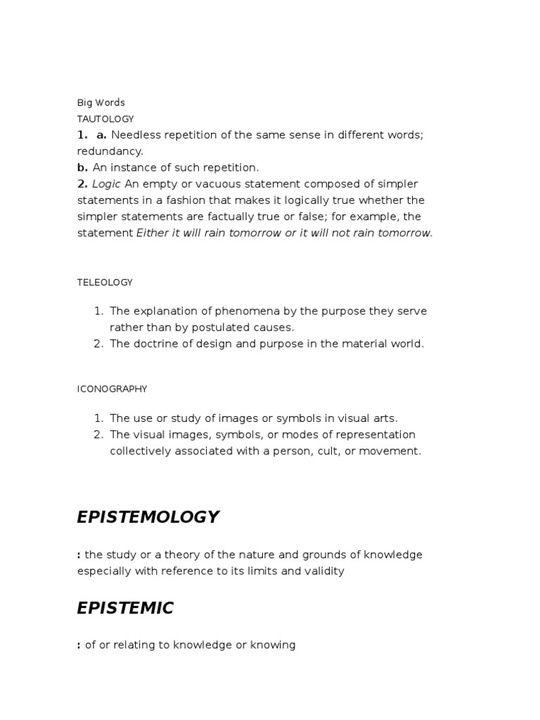 Big words pdf