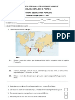 Ficha de Recuperação 2 - 6ºano