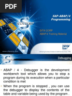 Sap-Abap/4 Programming: Sita Corp ABAP/4 Training Material