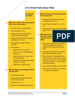 Jobaid1 Inspection Checklist For Wood Frame Shear Walls