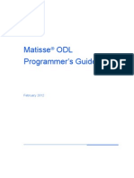 Matisse ODL Programmer's Guide: February 2012