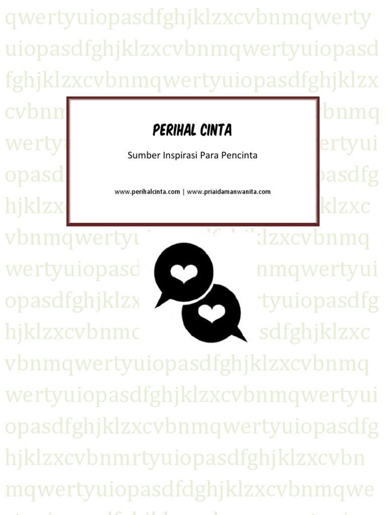 Perihal Cinta