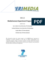 D4.5.2 MediaConnect Experiment Progress Report v1.0