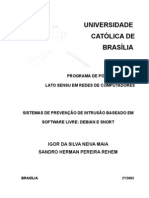 Sistema de Prevenção de Intrusão Com Snort. Igor Neiva e Sandro Herman. UCB.