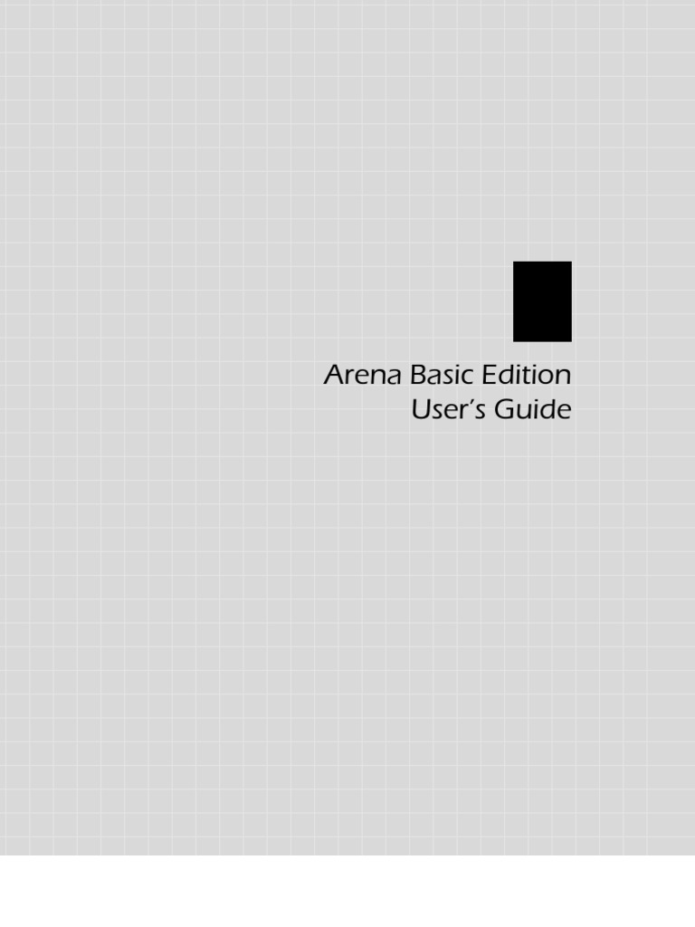 Arena Users Guide Pdf Technical Support Business Process