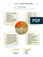 Fiche de Poste Selon Le PDCA