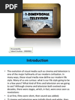 3-Dimensional Television: Presented by Sabeel Zeashan - 04084065